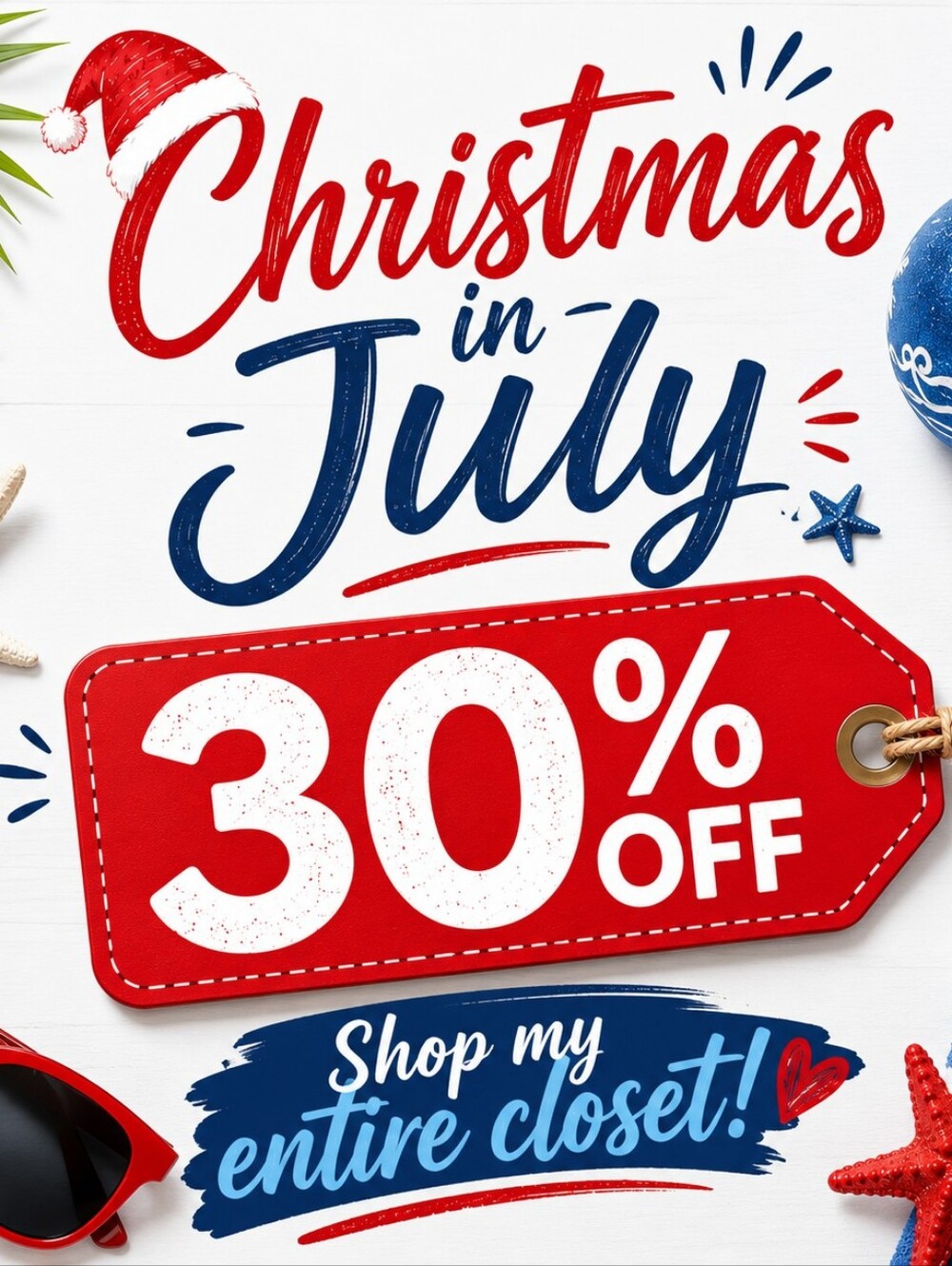 Christmas In July Sale